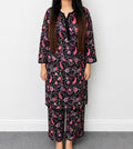 Pink purple floral